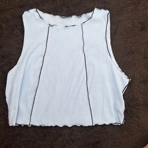 Shein cropped ribbed tank top